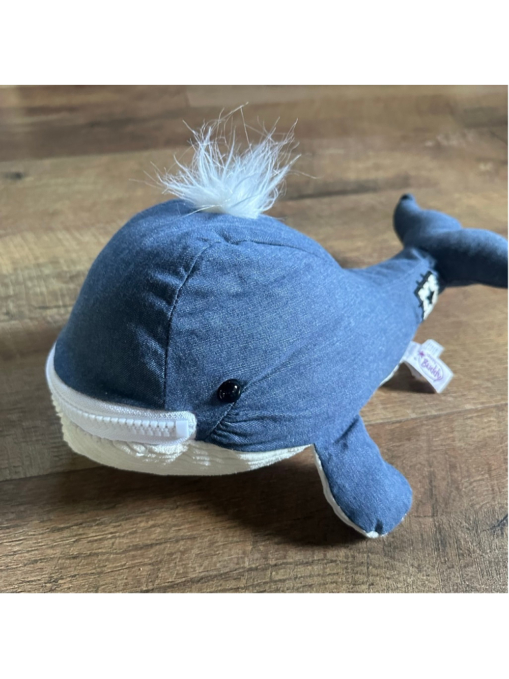 Baby Scentsy Blue & White Whale Stuffed Animal